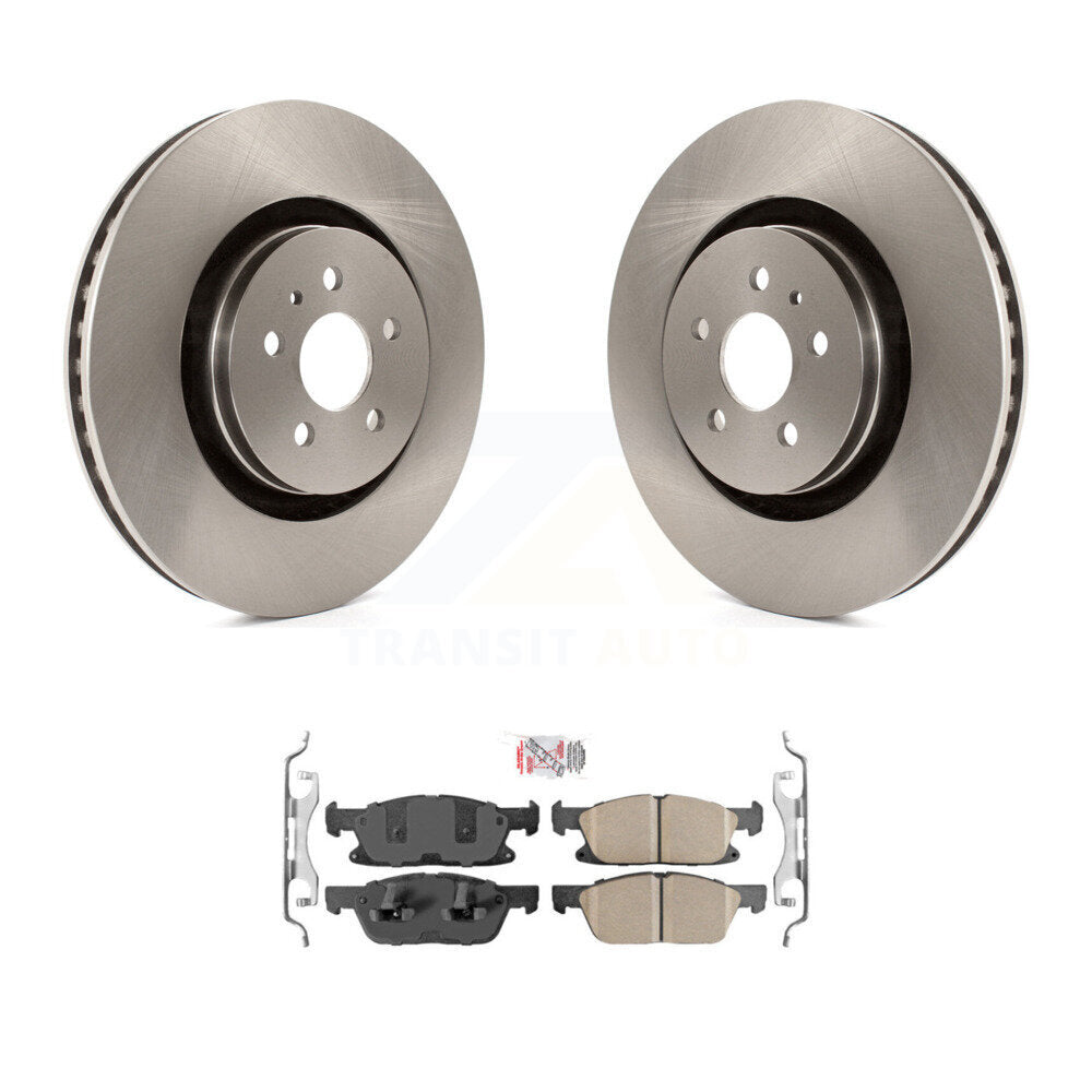 Front Disc Brake Rotors And Ceramic Pads Kit For Ford Fusion Lincoln MKZ Continental K8A-103805