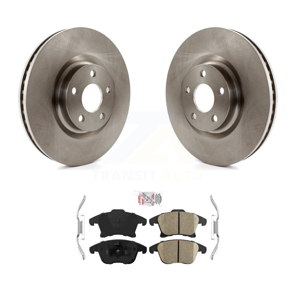 Front Brake Rotors Ceramic Pad Kit For 2019-2020 Ford Police Responder Hybrid SSV Plug-In K8A-103806