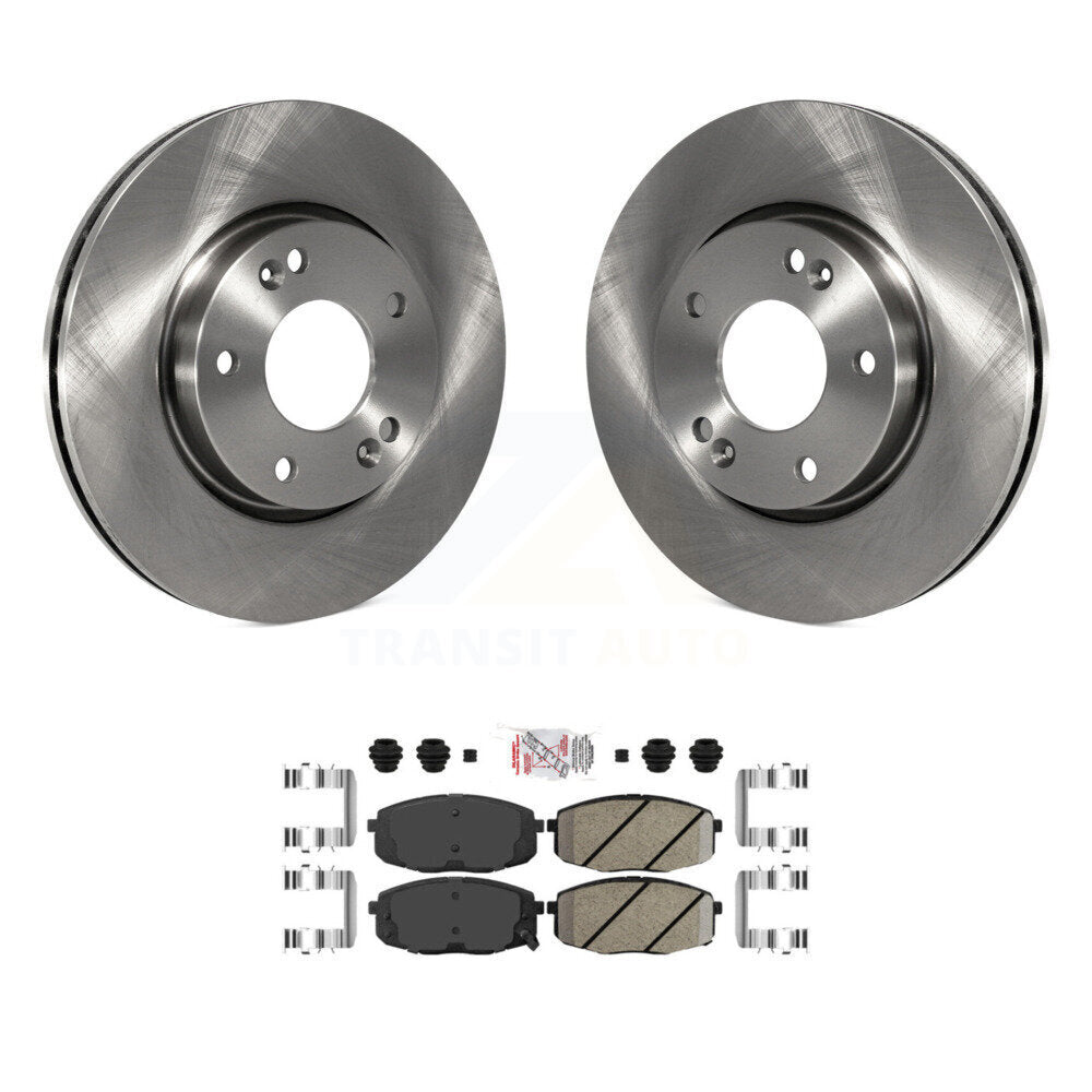 Front Disc Brake Rotors And Ceramic Pads Kit For Hyundai Elantra K8A-103825