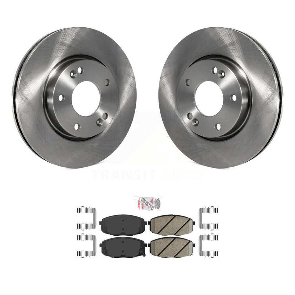 Front Disc Brake Rotors And Ceramic Pads Kit For Hyundai Elantra K8A-103826