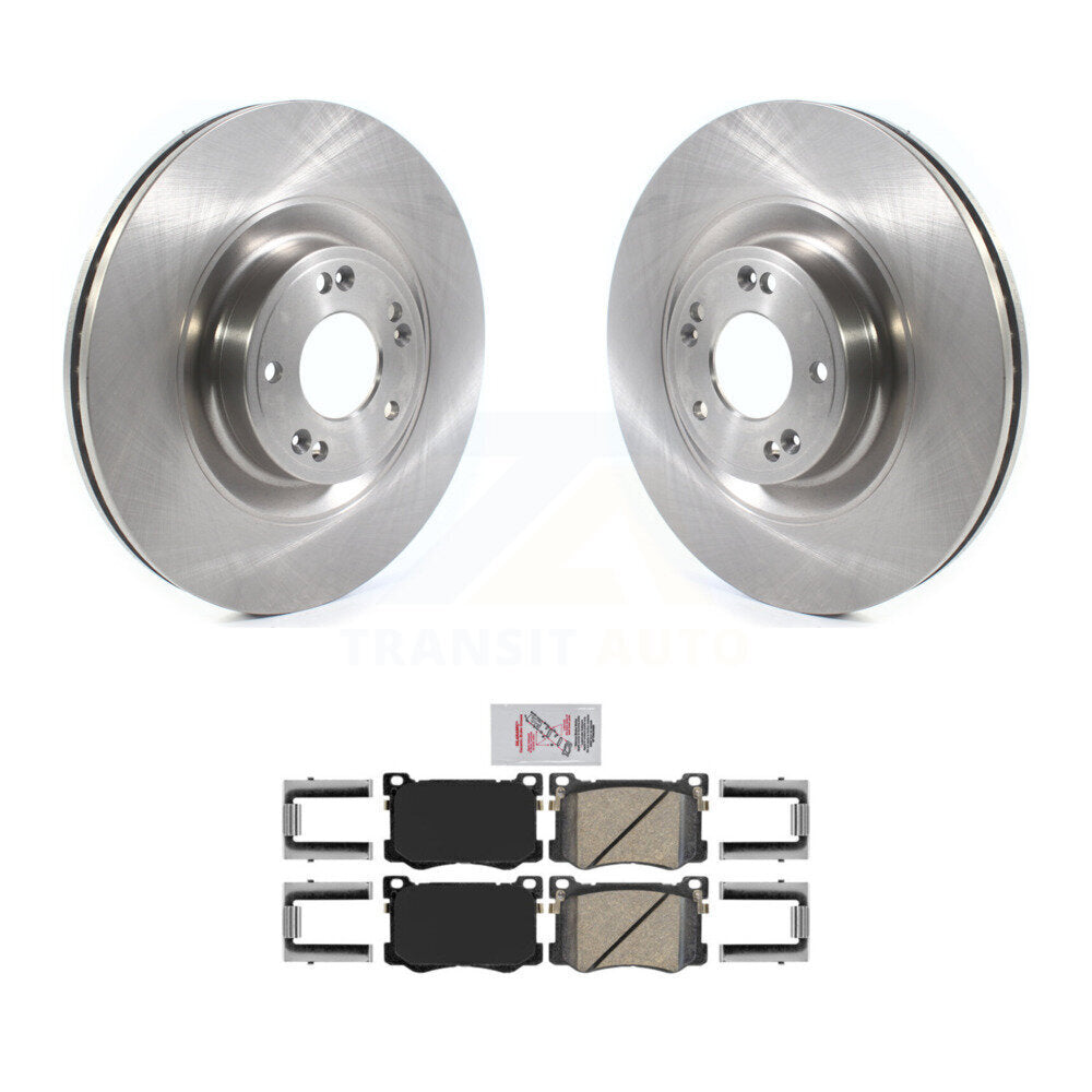 Front Disc Brake Rotors And Ceramic Pads Kit For Hyundai Genesis G80 Kia K900 3.8L K8A-103854