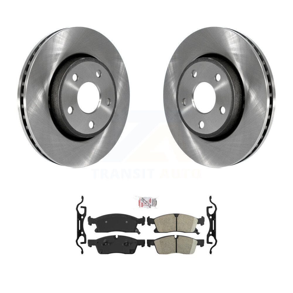 Front Disc Brake Rotors And Ceramic Pads Kit For Jeep Grand Cherokee Dodge Durango K8A-103857