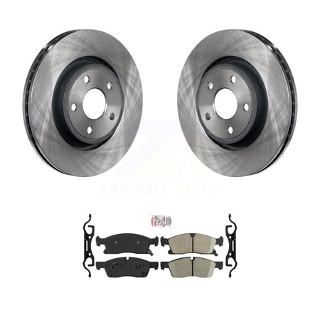 Front Disc Brake Rotors And Ceramic Pads Kit For Jeep Grand Cherokee Dodge Durango WK K8A-103858