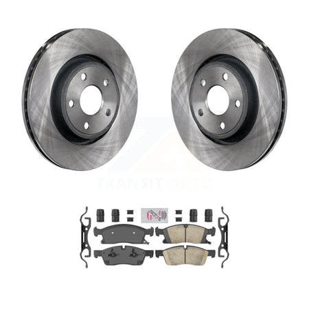 Front Disc Brake Rotors And Ceramic Pads Kit For Jeep Grand Cherokee Dodge Durango WK K8A-103862
