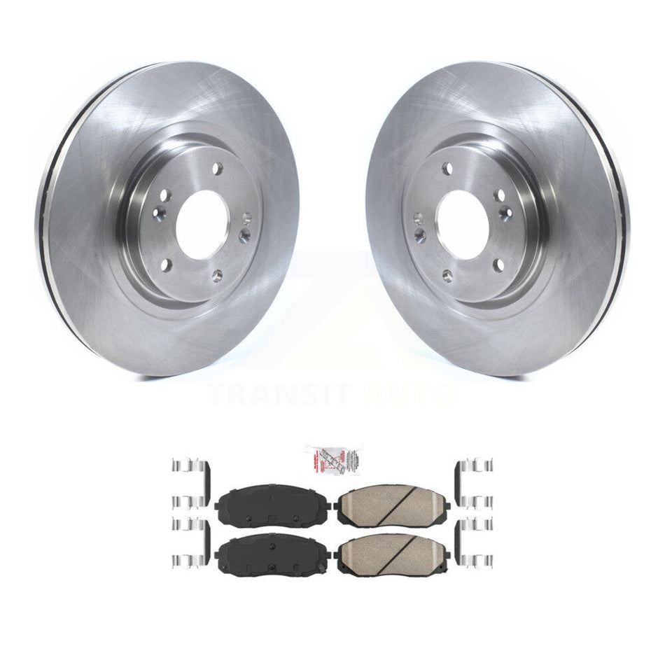 Front Disc Brake Rotors And Ceramic Pads Kit For 2015-2021 Kia Sedona K8A-103894