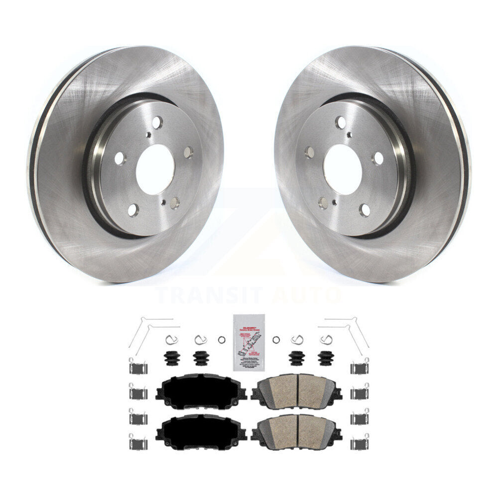 Front Brake Rotor And Ceramic Pad Kit For 2019 Toyota C-HR Vehicles Manufactured In Japan K8A-103903