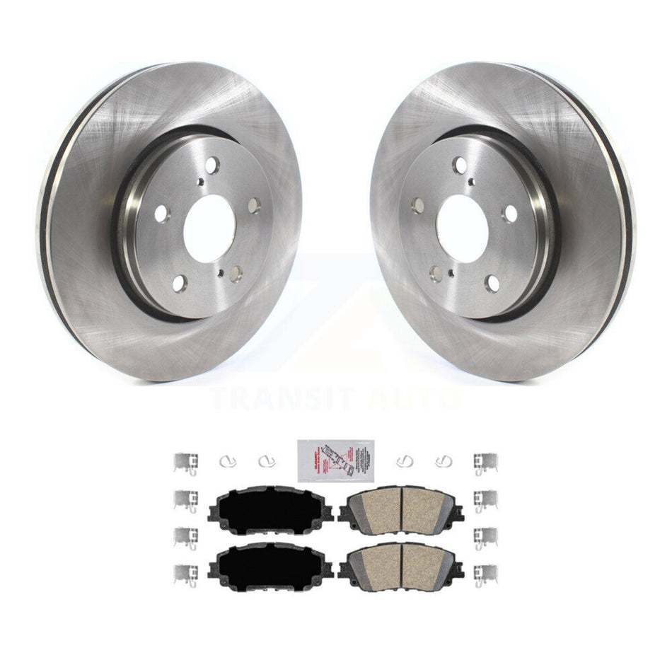 Front Brake Rotor And Ceramic Pad Kit For 2019 Toyota C-HR Vehicles Manufactured In Japan K8A-103904