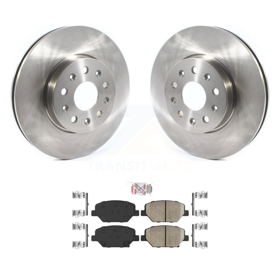 Front Disc Brake Rotors And Ceramic Pads Kit For Chevrolet Camaro Without Brembo Calipers K8A-103911