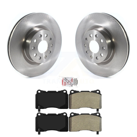 Front Disc Brake Rotors And Semi-Metallic Pads Kit For Cadillac CTS CT6 K8A-103912
