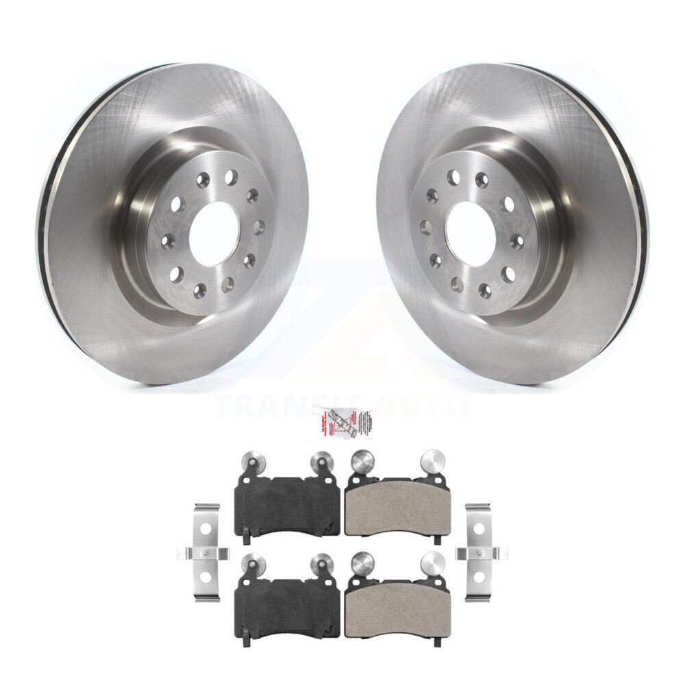 Front Disc Brake Rotors And Semi-Metallic Pads Kit For Cadillac Chevrolet Camaro CTS CT6 K8A-103914