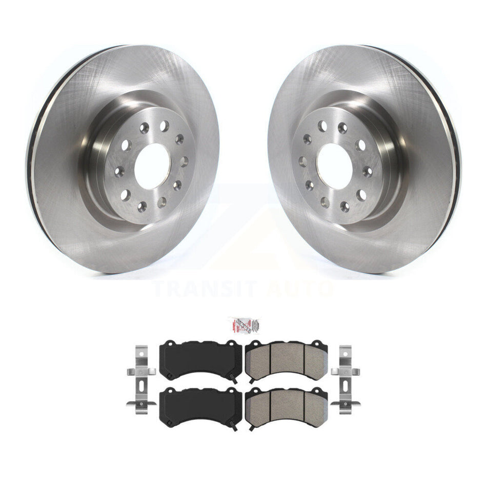 Front Brake Rotor & Semi-Metallic Pad Kit For Cadillac CTS Vsport Premium with RWD K8A-103916