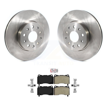 Front Disc Brake Rotors And Semi-Metallic Pads Kit For Chevrolet Camaro Cadillac CTS CT6 K8A-103919