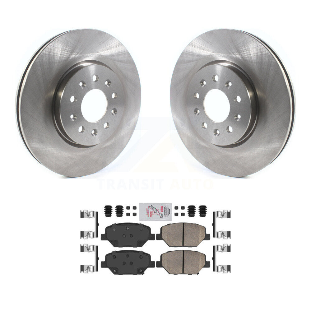 Front Brake Rotors Ceramic Pad Kit For Chevrolet Equinox GMC Terrain Buick Envision Regal K8A-103923