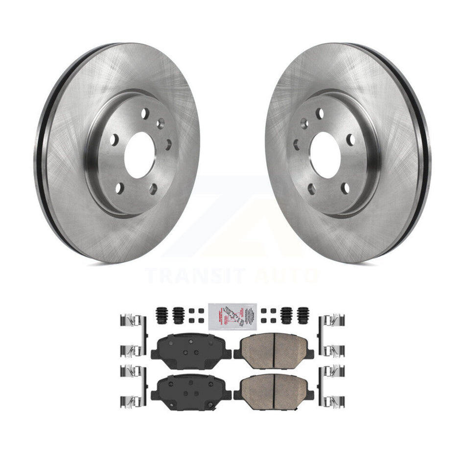 Front Disc Brake Rotors And Ceramic Pads Kit For 2019 Buick Envision Cadillac XT4 K8A-103925