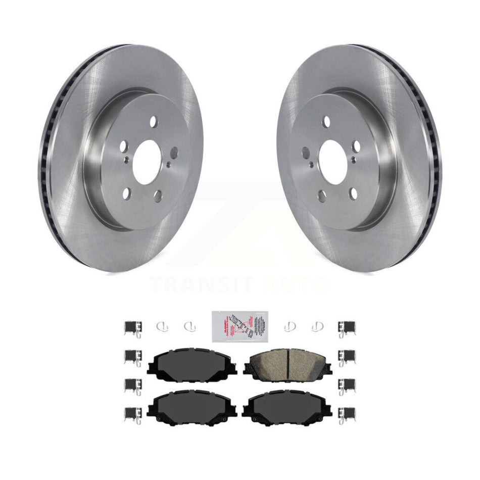 Front Disc Brake Rotors And Ceramic Pads Kit For Toyota Corolla Prius Prime K8A-103927
