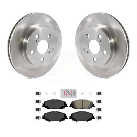 Front Brake Rotor Ceramic Pad Kit For 2023 Toyota Corolla With 283mm Diameter K8A-103931