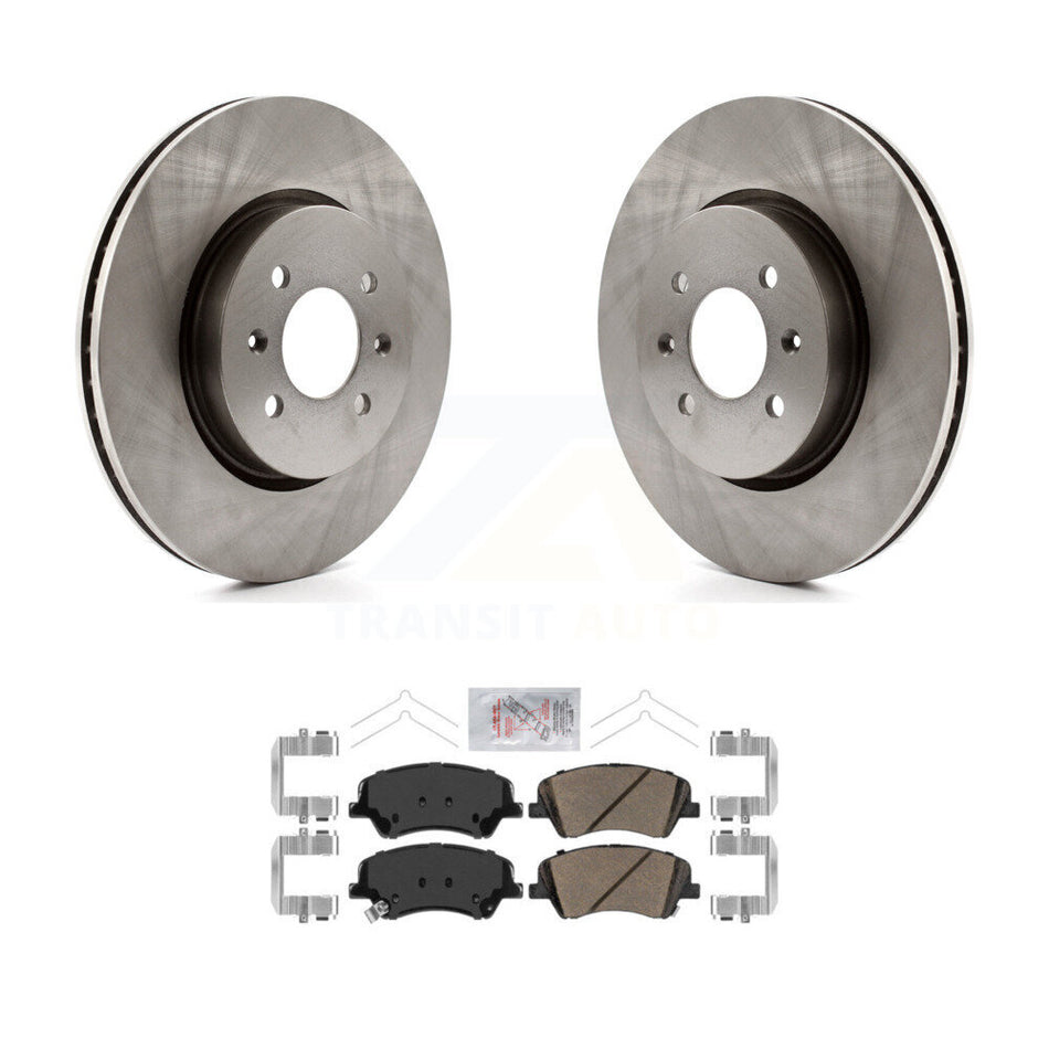 Front Disc Brake Rotors And Ceramic Pads Kit For Kia Rio Hyundai Accent K8A-103934