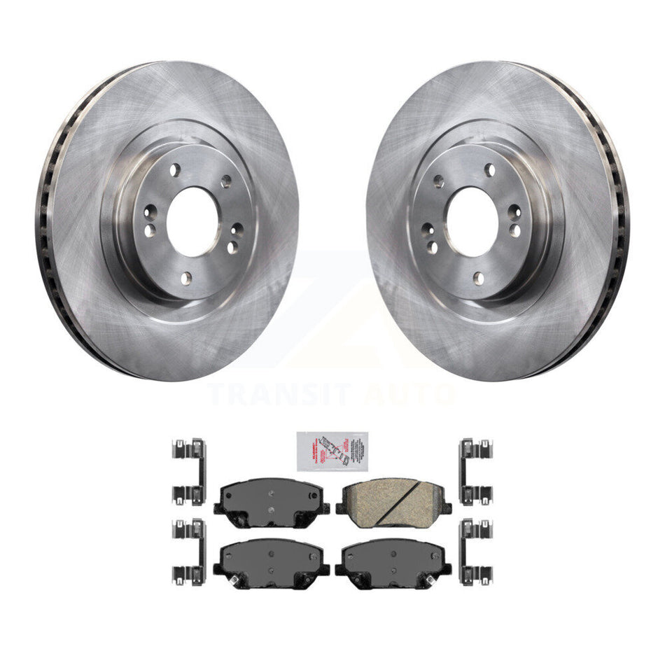 Front Disc Brake Rotors And Ceramic Pads Kit For 2019-2020 Hyundai Santa Fe K8A-103935