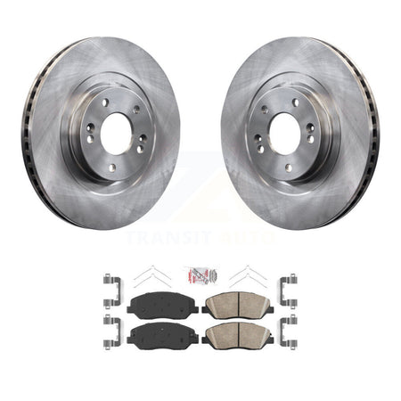 Front Disc Brake Rotors And Ceramic Pads Kit For Hyundai Santa Fe XL K8A-103937