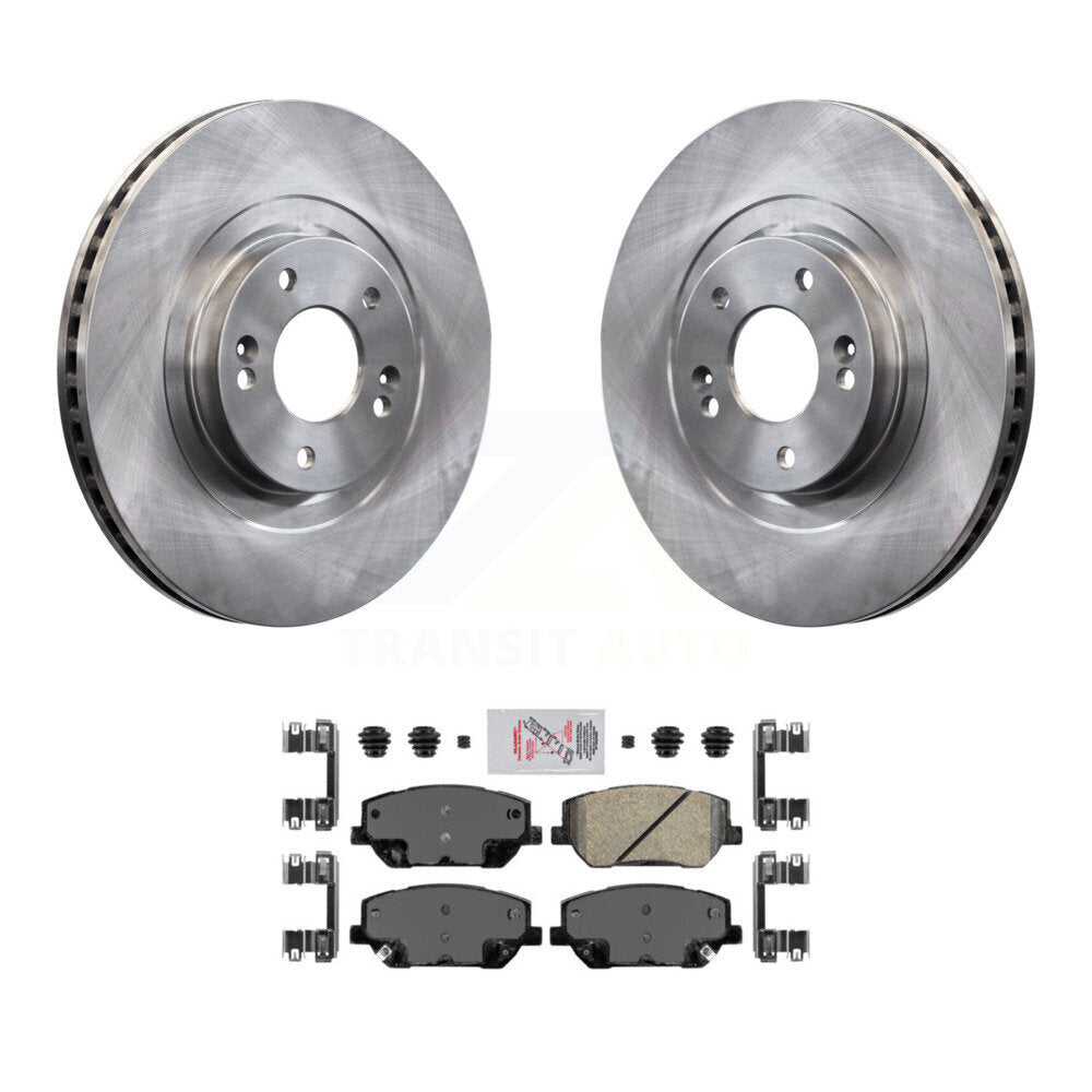 Front Disc Brake Rotors And Ceramic Pads Kit For 2019-2020 Hyundai Santa Fe K8A-103938
