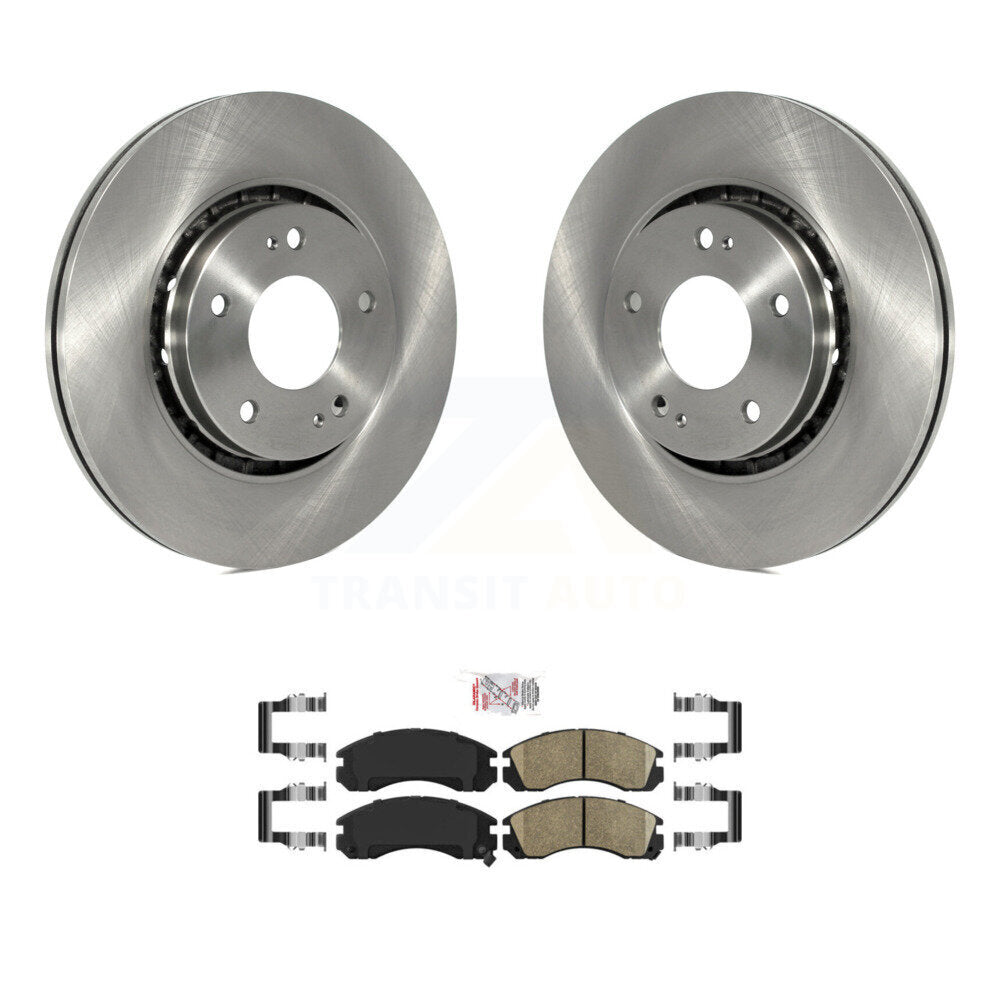 Front Disc Brake Rotors And Ceramic Pads Kit For Mitsubishi Lancer K8A-103940
