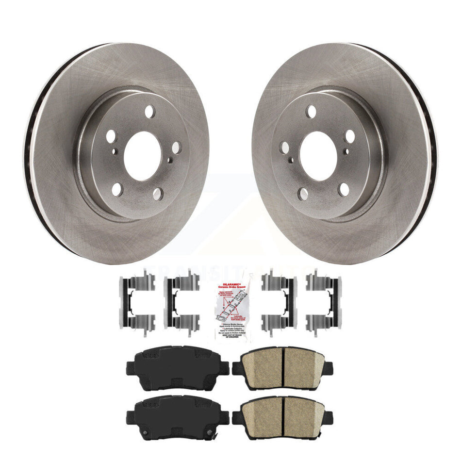 Front Disc Brake Rotors And Ceramic Pads Kit For 2000 Toyota Celica GT K8A-103951