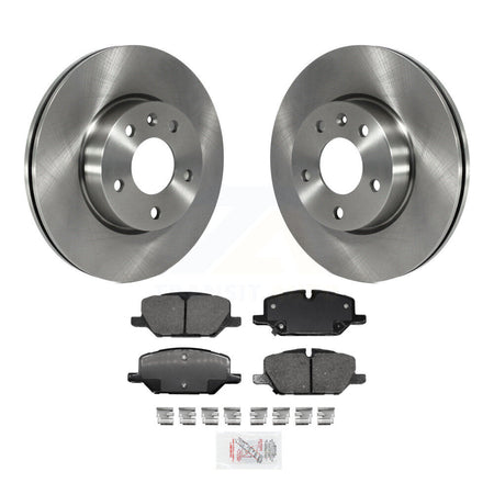 Front Brake Rotors Ceramic Pad Kit For 21-23 Cadillac CT4 With 300mm Diameter Rotor K8A-103970