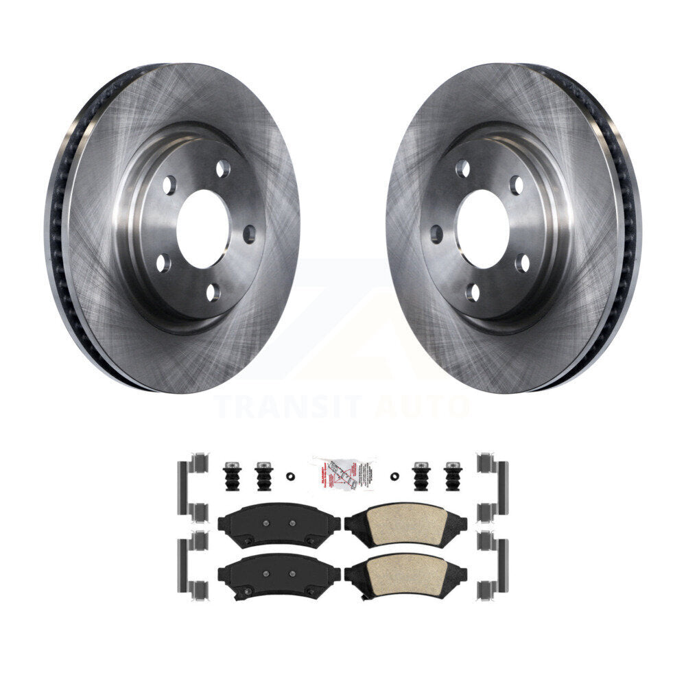 Front Brake Rotors & Ceramic Pad Kit For Buick Pontiac LaCrosse Grand Prix Allure Montana K8A-103979