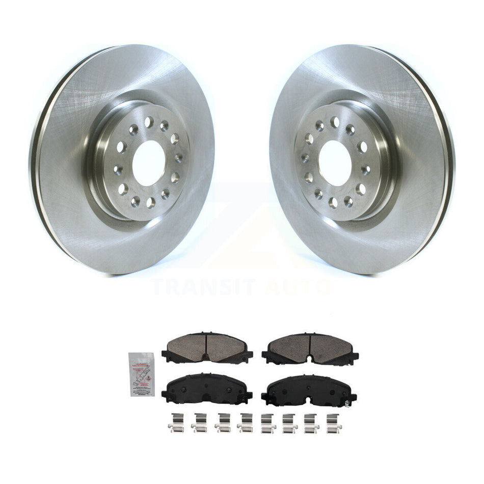 Front Disc Brake Rotors And Ceramic Pads Kit For 2021 Cadillac XT5 Buick Enclave XT6 K8A-103985