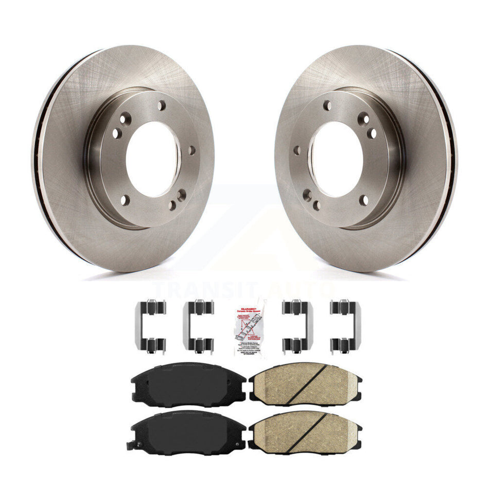 Front Disc Brake Rotors And Ceramic Pads Kit For 2007-2009 Kia Sorento K8A-103993
