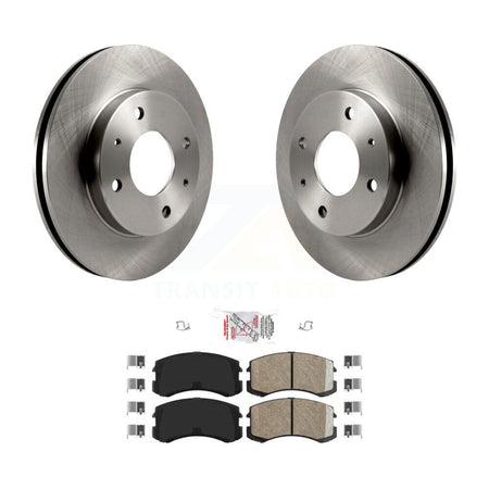 Front Disc Brake Rotors And Ceramic Pads Kit For Mitsubishi Lancer K8A-104004