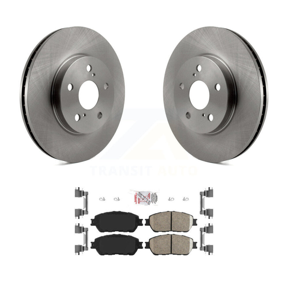 Front Disc Brake Rotors Ceramic Pad Kit For Toyota Sienna Camry Solara Avalon Lexus ES300 K8A-104015