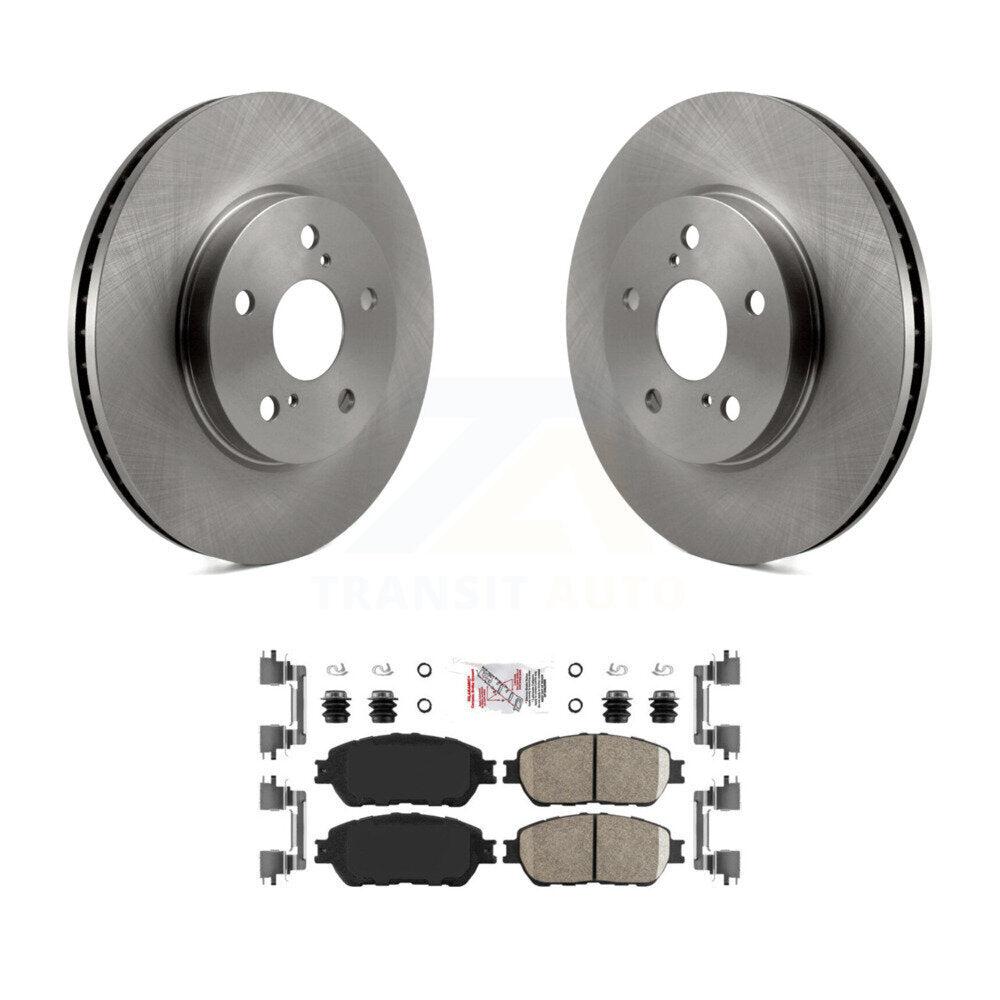 Front Disc Brake Rotors Ceramic Pad Kit For Toyota Sienna Camry Solara Avalon Lexus ES300 K8A-104016