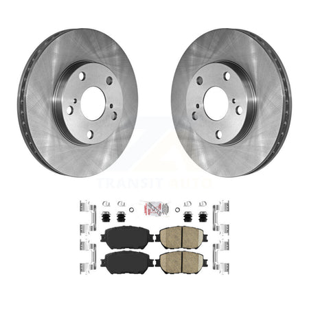 Front Disc Brake Rotors And Ceramic Pads Kit For Toyota Camry With 275mm Diameter Rotor K8A-104019