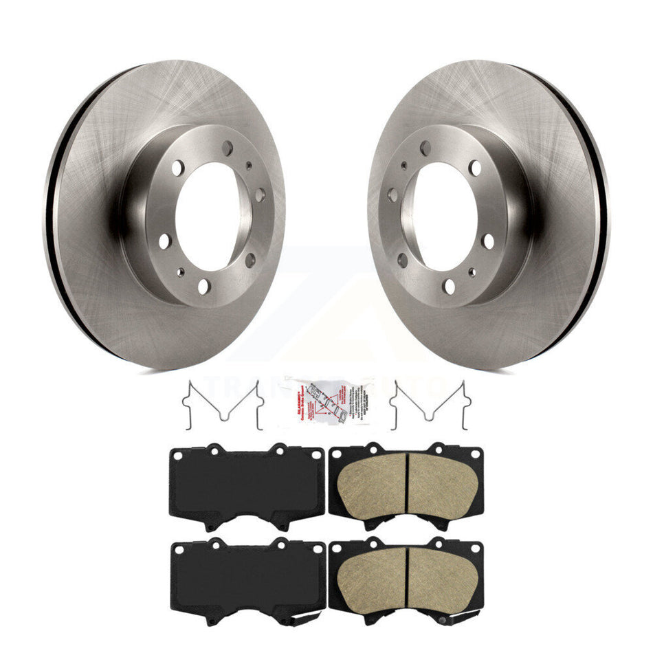 Front Disc Brake Rotors And Ceramic Pads Kit For Toyota Tacoma 4Runner FJ Cruiser K8A-104066