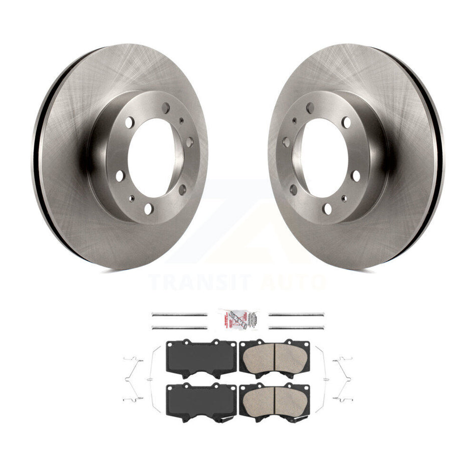 Front Disc Brake Rotors And Ceramic Pads Kit For Toyota Tacoma 4Runner FJ Cruiser K8A-104067