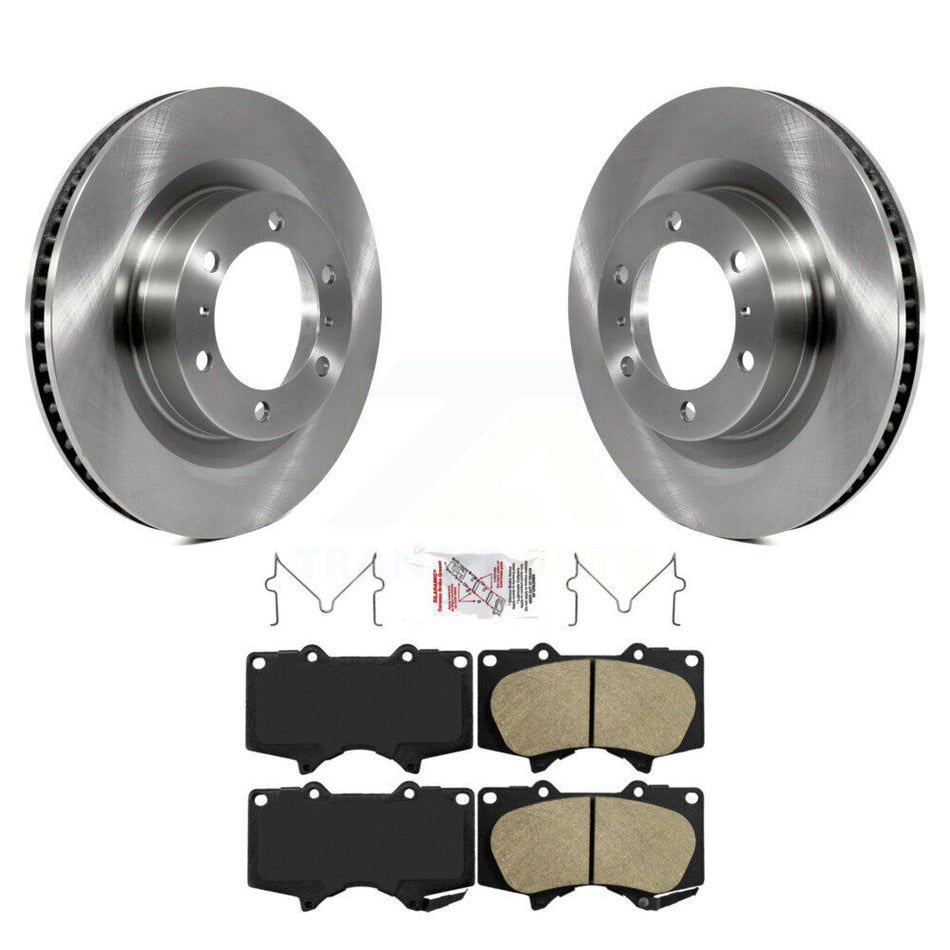 Front Disc Brake Rotors And Ceramic Pads Kit For 2010-2023 Toyota 4Runner Lexus GX460 K8A-104068