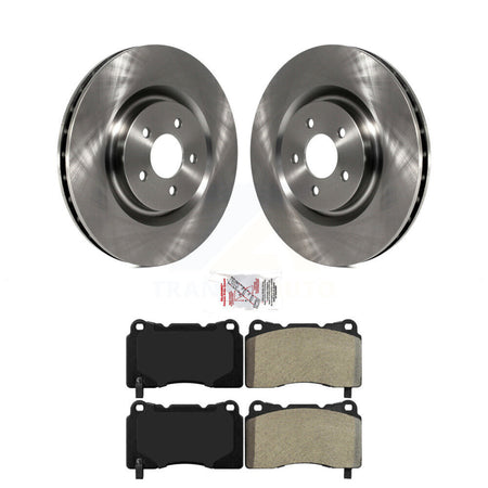 Front Disc Brake Rotors And Semi-Metallic Pads Kit For Ford Mustang K8A-104075