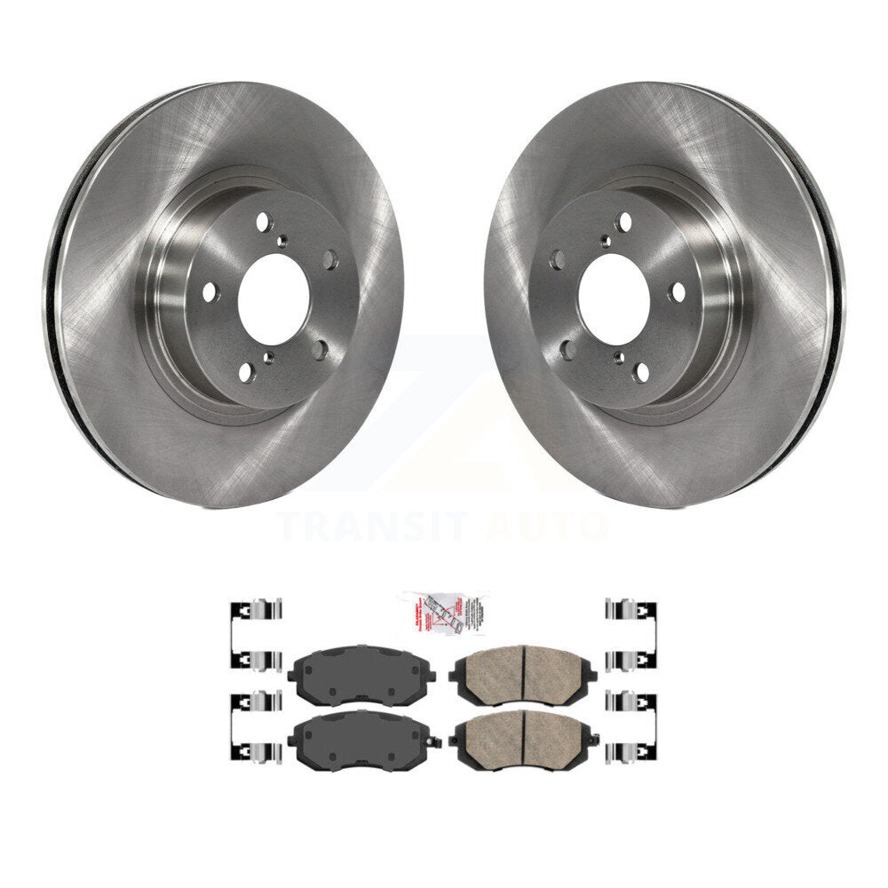 Front Disc Brake Rotors And Ceramic Pads Kit For Subaru Impreza Legacy Saab 9-2X K8A-104093