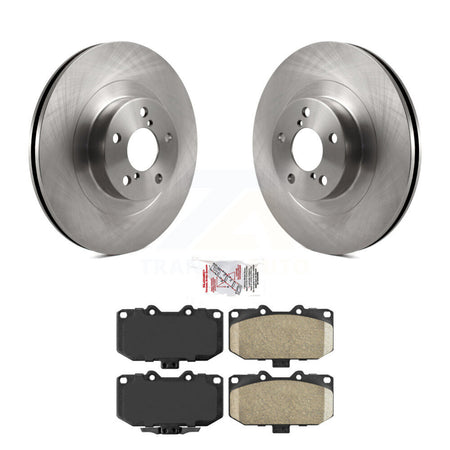 Front Disc Brake Rotors And Ceramic Pads Kit For 2006-2007 Subaru Impreza WRX K8A-104101