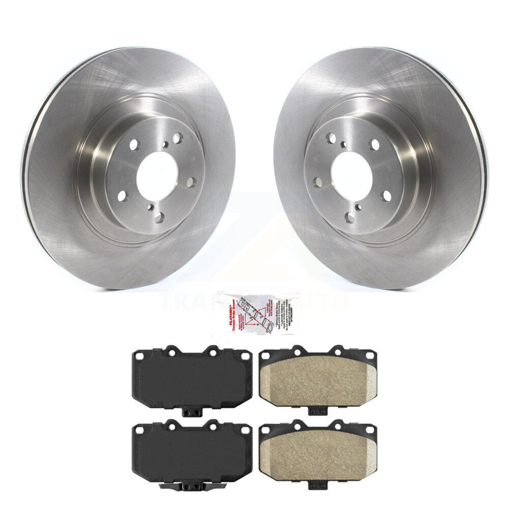 Front Disc Brake Rotors And Ceramic Pads Kit For 2008 Subaru Impreza WRX K8A-104103