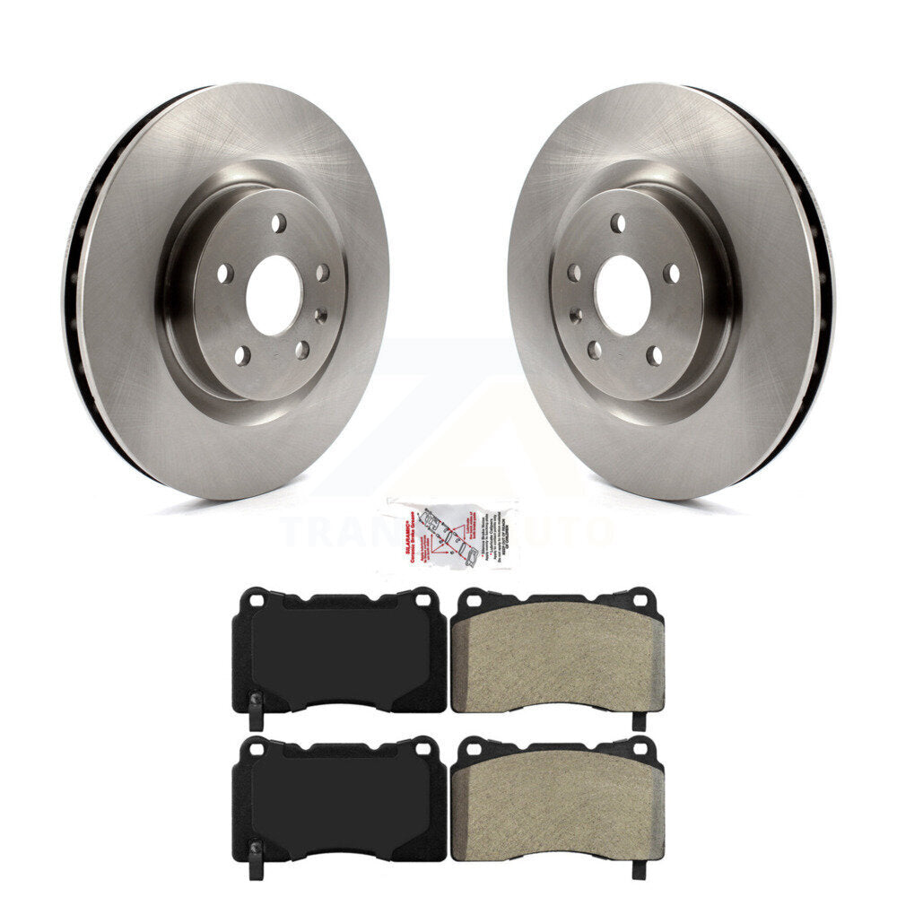 Front Disc Brake Rotors And Semi-Metallic Pads Kit For Pontiac G8 Buick Regal K8A-104108