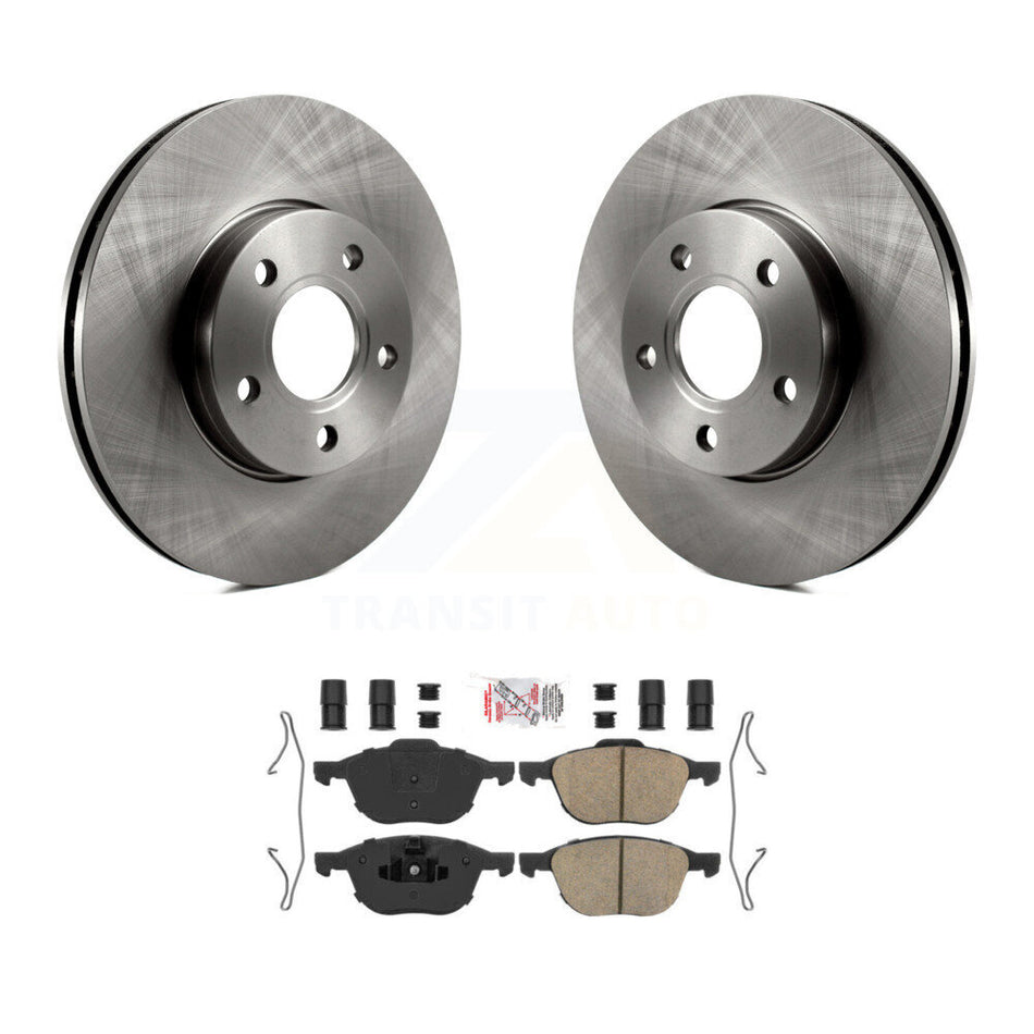 Front Disc Brake Rotors And Ceramic Pads Kit For Ford Focus C-Max K8A-104127