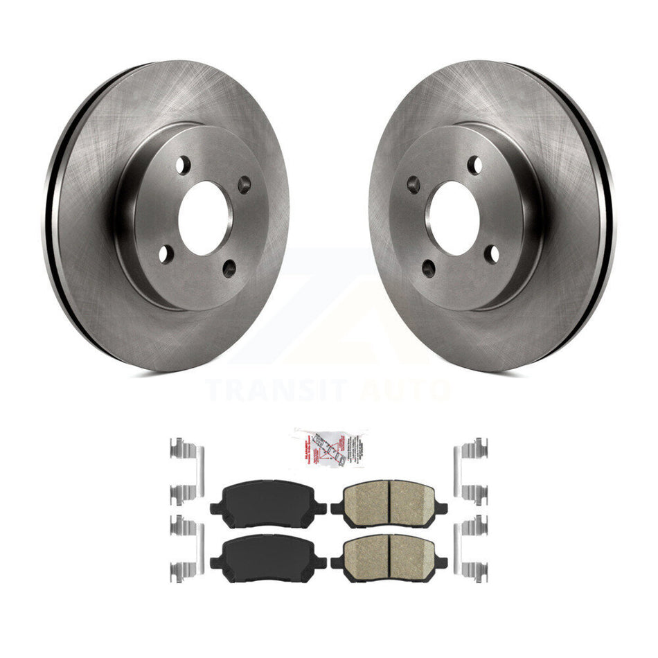 Front Disc Brake Rotor Ceramic Pad Kit For Chevrolet Cobalt Pontiac G5 Saturn Ion Pursuit K8A-104139