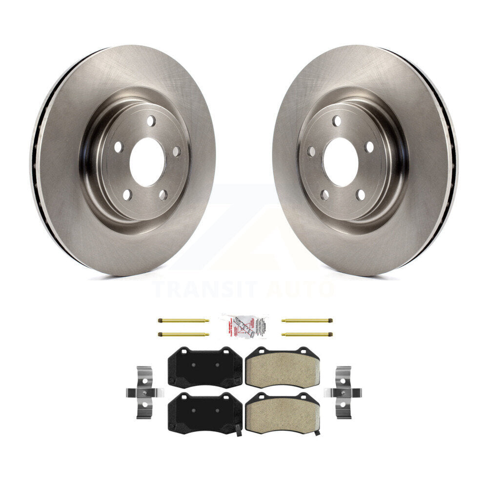 Front Disc Brake Rotors And Semi-Metallic Pads Kit For 2008-2010 Chevrolet Cobalt SS K8A-104146