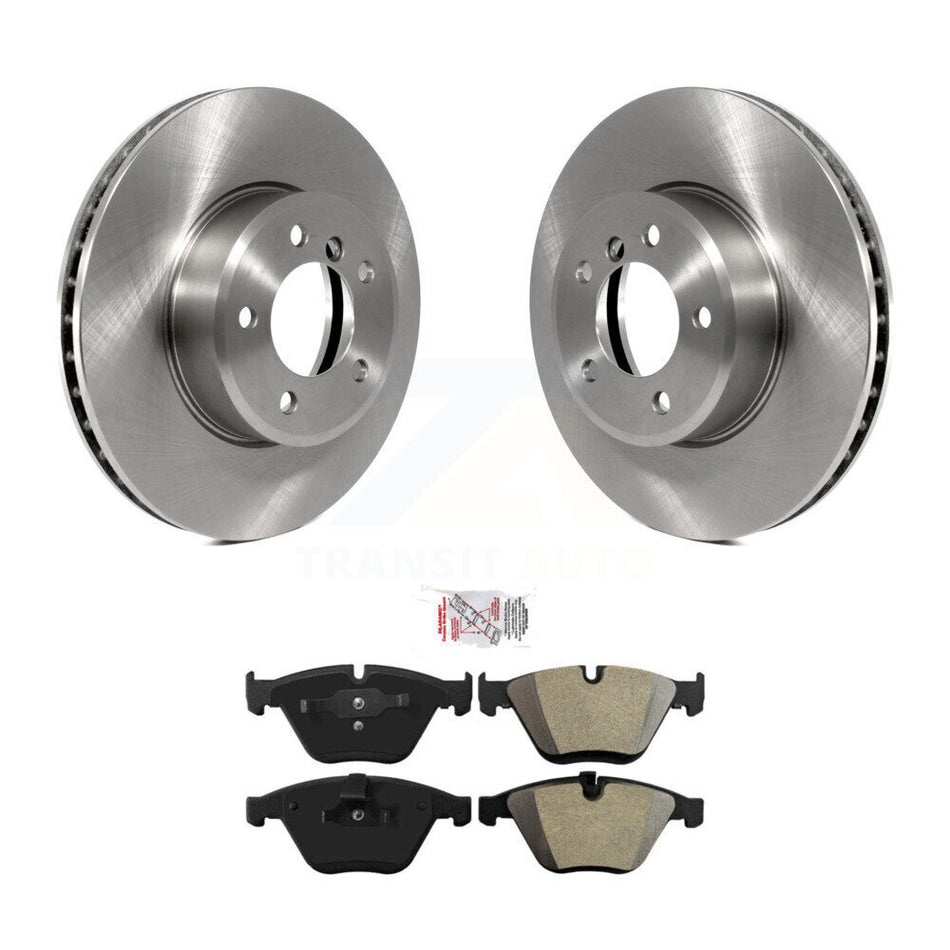 Front Brake Rotors & Semi-Metallic Pad Kit For BMW 530i 530xi 528i xDrive 525i 535i 535xi K8A-104154