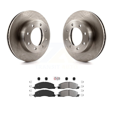 Front Disc Brake Rotors And Semi-Metallic Pads Kit For Ram 3500 2500 1500 Dodge K8A-104165