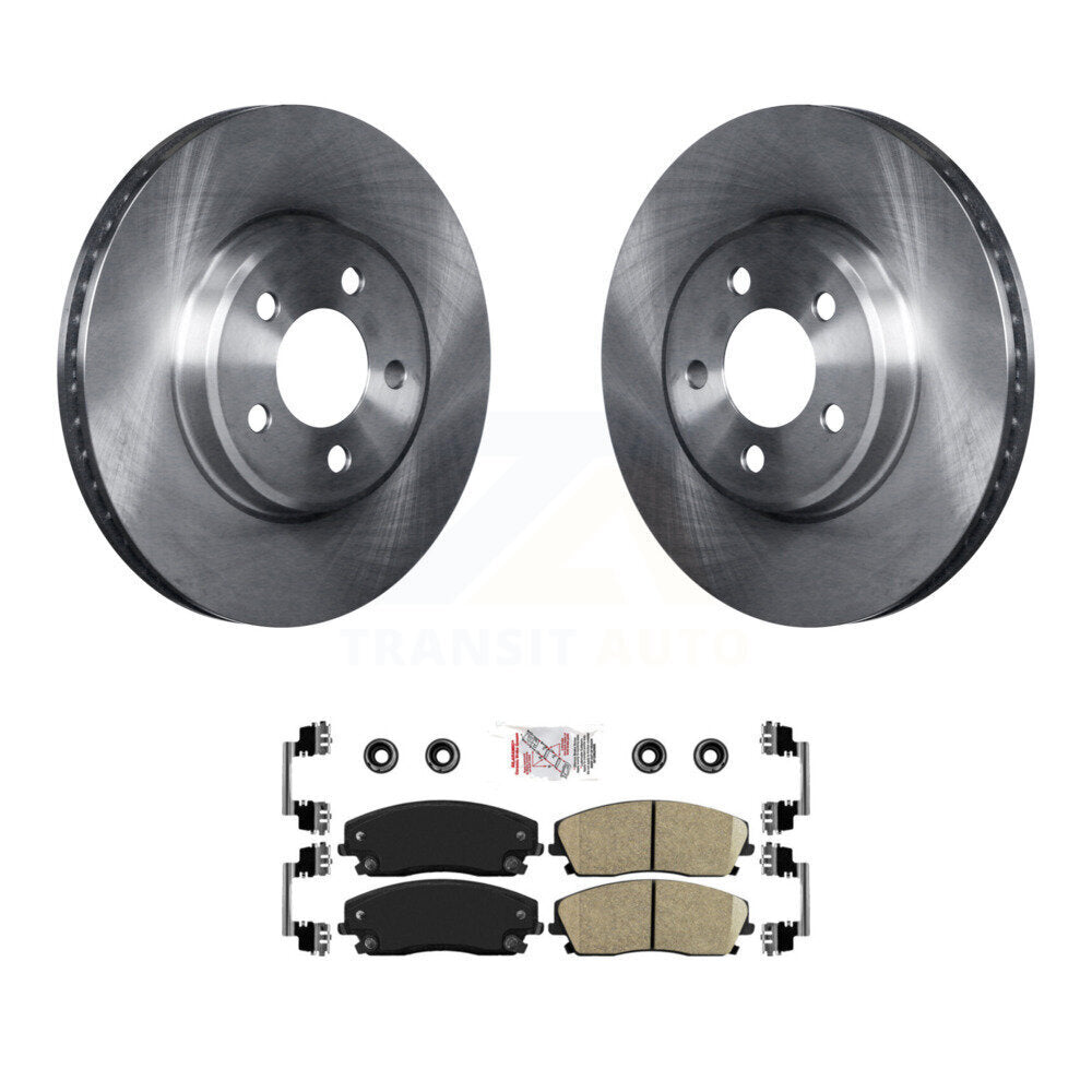 Front Disc Brake Rotor & Ceramic Pad Kit For Dodge Chrysler 300 Charger Challenger Magnum K8A-104204