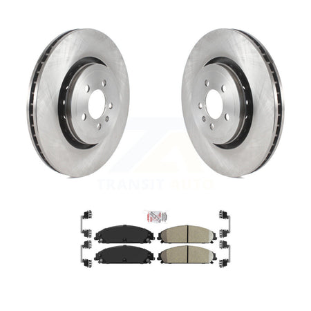 Front Disc Brake Rotors Ceramic Pad Kit For Dodge Charger With 370mm Diameter Rotor K8A-104207
