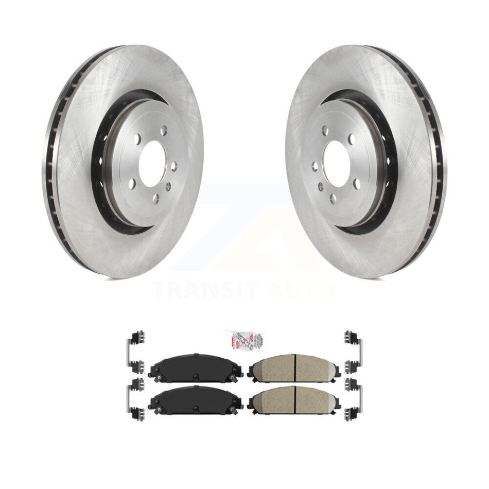 Front Disc Brake Rotors Ceramic Pad Kit For Dodge Charger With 370mm Diameter Rotor K8A-104207